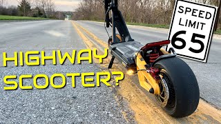 Rode My Scooter on the HIGHWAY 😈 InMotion RS Extreme Stress-Testing