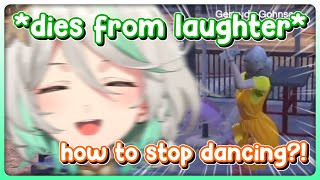 Cecilia Bursts Out Laughing While Watching Gigi Can't Stop Dancing