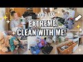 EXTREME CLEAN WITH ME 2020 | ALL DAY CLEAN WITH ME | CLEANING MOTIVATION | SAHM