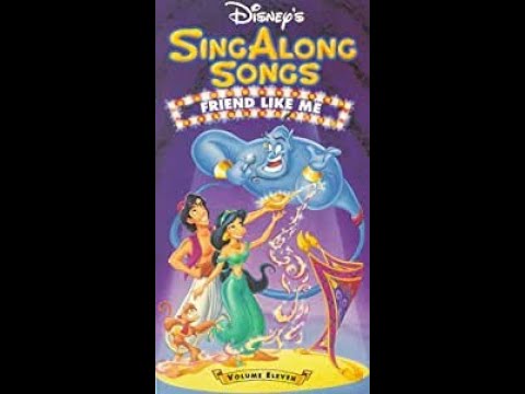 Closing To Disney's Sing-Along Songs: Friend Like Me 1993 VHS (Version #1)