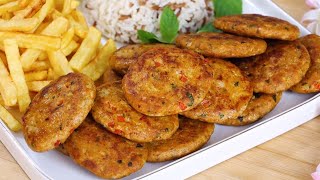 تاووک کوفته ترکی کتلت مرغ با سبزیجات 😋✅یه غذای نونی ساندویچی زود تند سریع 👌👩‍🍳