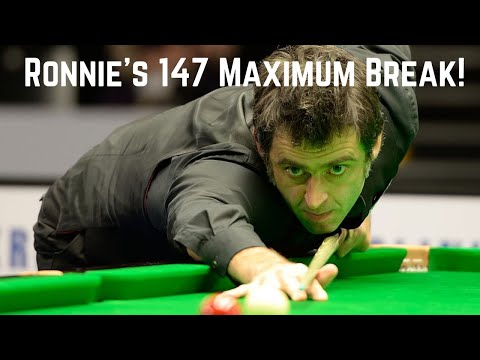 Ronnie O'Sullivan Amazing 147 Maximum Break in 5 Minutes! Snooker