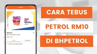 Cara Tebus Ganjaran Minyak Percuma RM10 BHP Di BHPetrol eCard App l Redeem Petrol Voucher