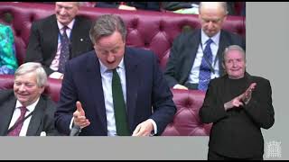 Lords questions to the Foreign Secretary | BSL interpreted | 13 February 2024