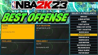 BEST OFFENSE SETTINGS IN NBA 2K23 SCORE EVERYTIME WITH THESE SETTINGS