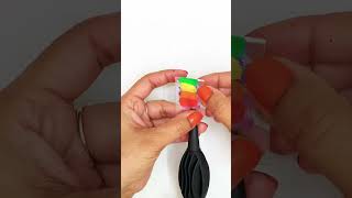 DIY Rainbow Nano Tape Balloon #shorts #short #youtubeshorts #satisfying