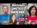 American couple reacts 15 german brands americans pronounce wrong first time reaction