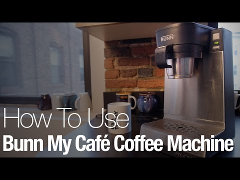 How to brew a cup of coffee with the Bunn MCU My Cafe