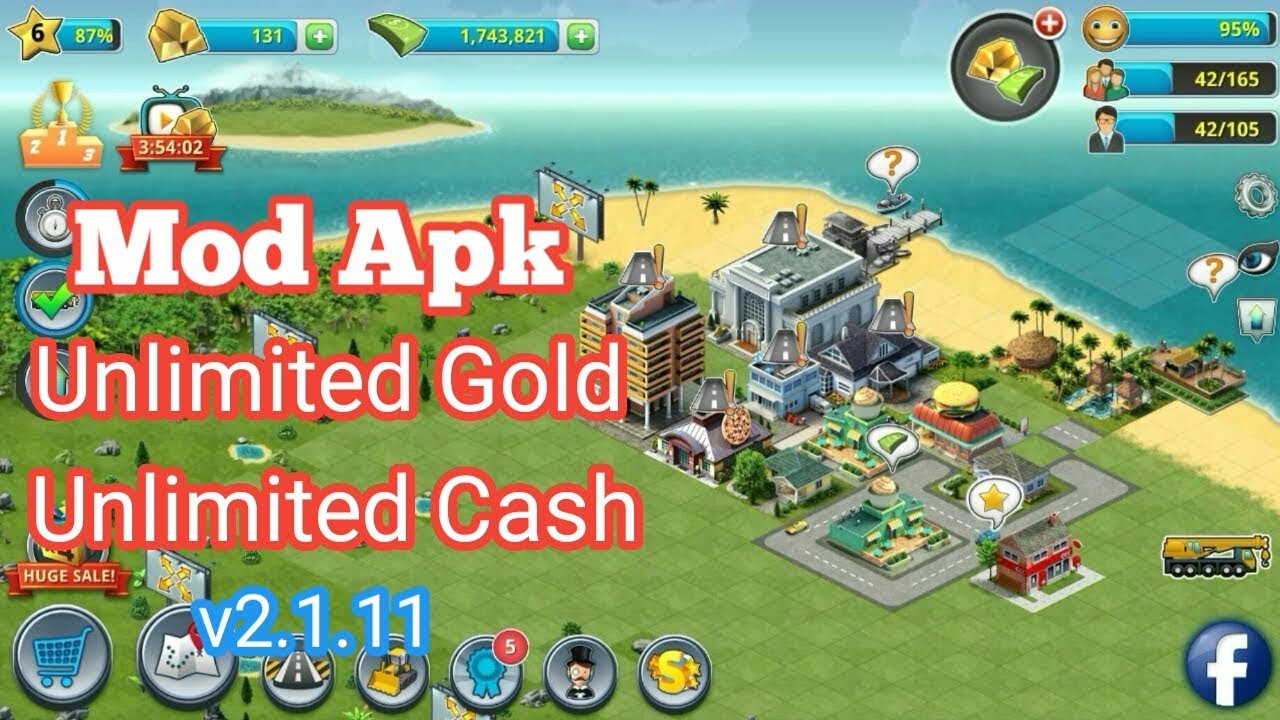 City Island 3 Building Sim v2.1.11 Unlimited Gold Unlimited Cash