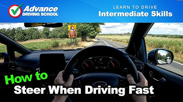 How to steer a car when driving fast  |  Intermediate Driving Skills 