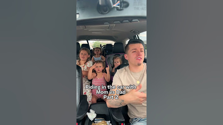 Mom vs Dad car rides part 2 😜
