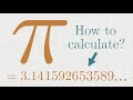 How is pi calculated to trillions of digits?