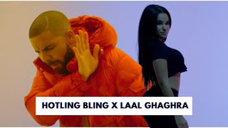 Drake Hotling Bling X Laal Ghaghra | Bass Boosted | AjWavy | MASHUP 2022 Resimi