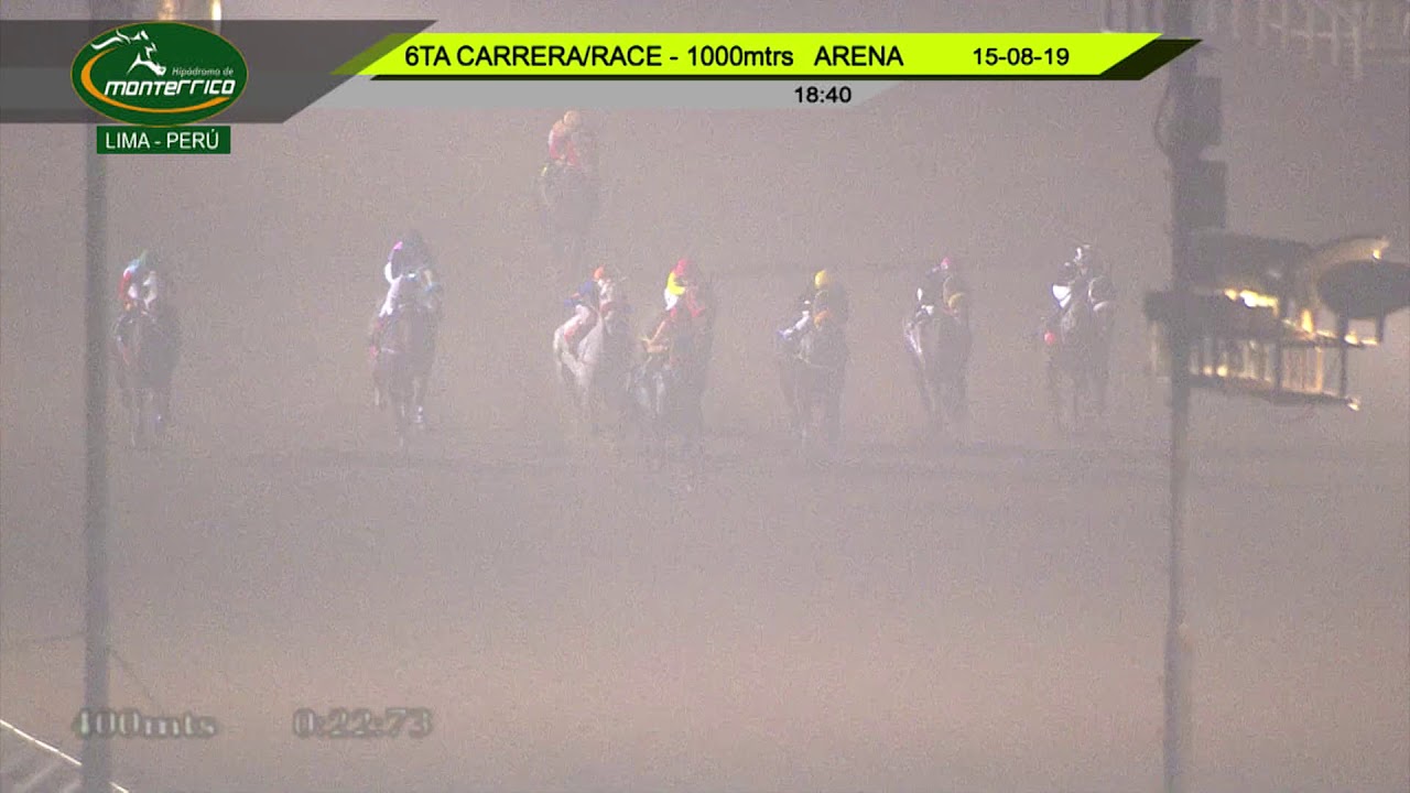 Hipódromo de Monterrico - 6ta. Carrera 15AGOSTO19 jockey club del perú facebook