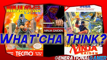 Ninja Gaiden Arcade and 8-Bit Options (NES and SMS) Sorry PC Engine - You