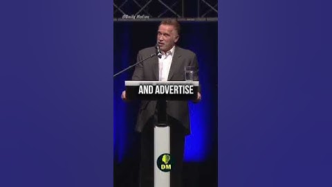 Arnold Schwarzenegger - Work like HELL and than ADVERTISE