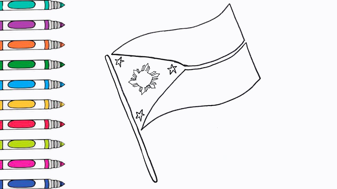 Научитесь рисовать филиппинский флаг за считанные минуты