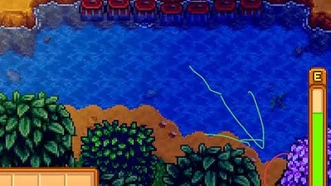 I Found an alien by the bridge in Stardew Valley!