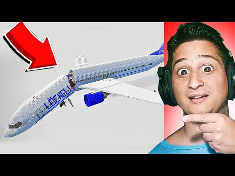 თვითმფრინავი გავჭერი შუაზე Teardown ubralod noobi