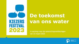 Kiezersfestival Waterschapsverkiezingen 2023