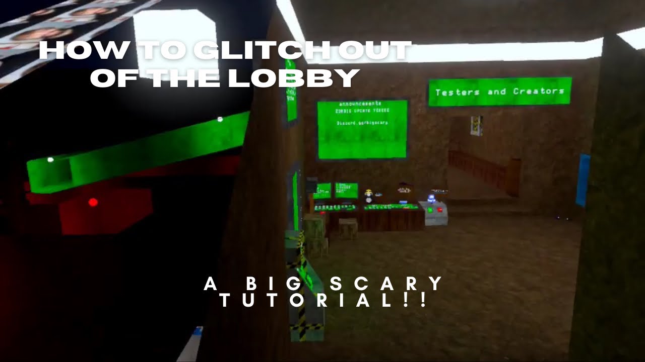 How to glitch out of the lobby in Big scary!! #bigscary #vr # ...