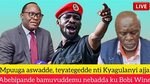 BREAKING NEWS! MPUUGA ABAANA BEYATEGESE BAABIVUDDEMU NEBADDA KU BOBI WINE?