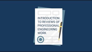 Introduction To Reviews Of Professional Engineering Work