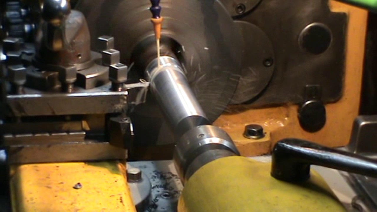 Изготовление винтовой втулки, для плетения сетки рабицы. Дубль. - YouTube