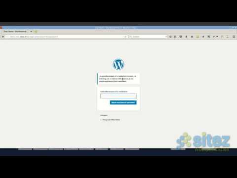 Inloggen in WordPress | Sitez