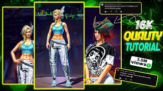 HOW TO INCREASE FREE FIRE VIDEO QUALITY TUTORIAL 🥰 / HOW TO ENCREASE 4K (16K) LOBBY QUALITY 😱|| screenshot 1