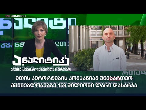 მთის კურორტების კომპანიამ უნებართვო მშენებლობებზე 159 მილიონი ლარი დახარჯა