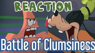 The Battle Of Clumsiness | Patrick Vs Goofy - Cartoon Beatbox Battles Reaction