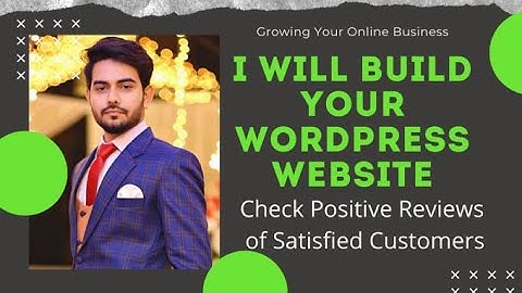 create wordpress website design or blog