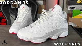 Air Jordan 13 Wolf Grey On Feet Review