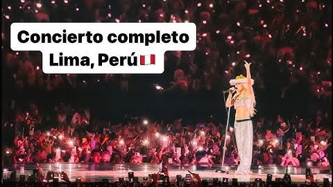 (4K) Karol G - Concierto Completo || Lima, Perú 12 abril , 2024