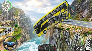 😱🚍 Real Bus Game Driving 2026 | Dangerous Mountain Cliff Road Bus Simulator Gameplay Android 😱