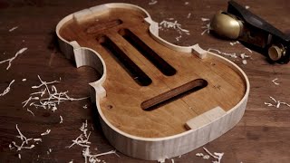 ASMR Wood Working : Making the Violin Rib REAL TIME