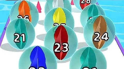 Marble Run 🎱 3D Game Color Ball Race Gameplay Android IOS Level 6354