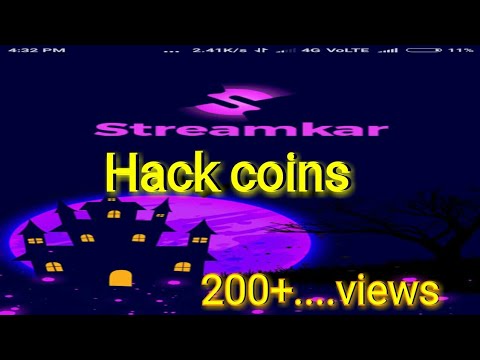 How to hack || Streamkar coins,