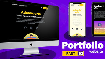 Build a Fullstack portfolio website | tutorial (Sinhala) | React Next js | tailwind CSS (part 2)