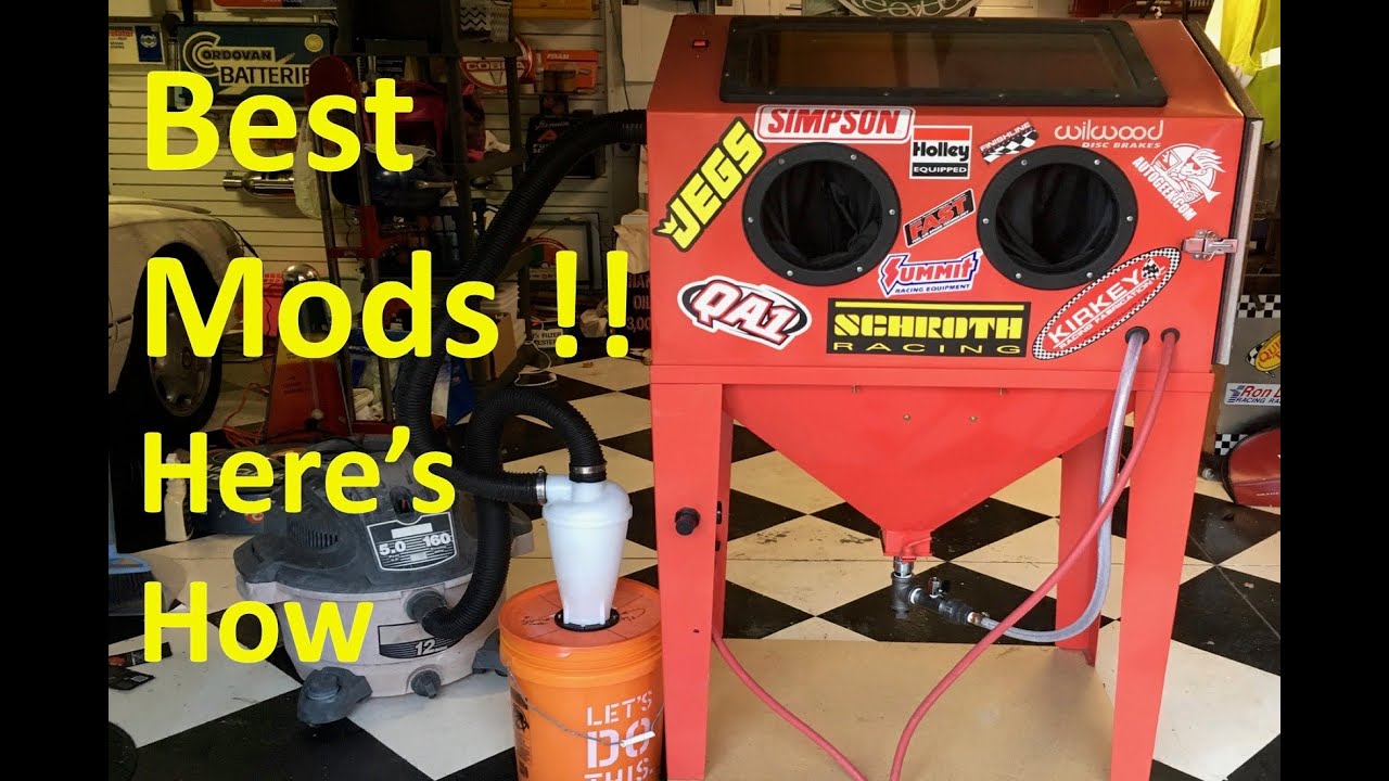 Harbor Freight Blast Cabinet Upgrade