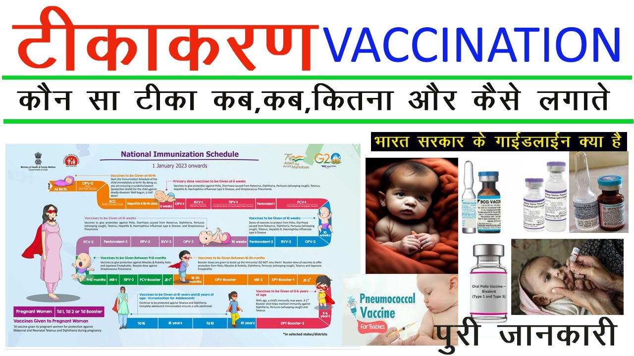 NATIONAL IMMUNIZATION SCHEDULE 2023 VACCINE DETAILS TOTAL TYPE DISEASES ROIUTS