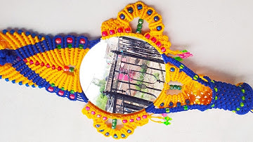 Macrame New Design Mirror Tutorial || In Hindi || Full HD Part