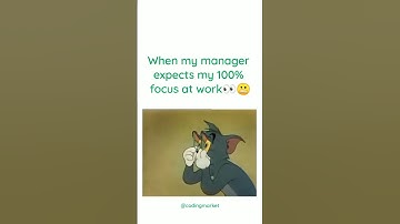 When my manager expects my 100% focus at work👀 #manager #coders #clientes #viral #shortvideo #shorts