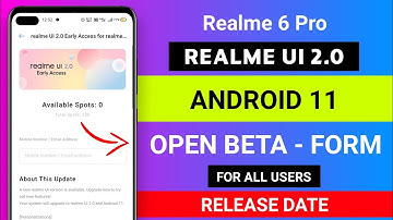 Realme 6 Pro Realme UI 2.0 Trail Update 😱 Realme 6 Pro UI 2.0  Open Beta Form Release Date By UMK