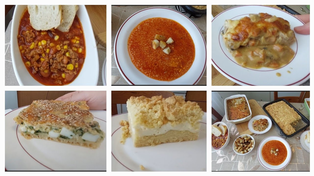 Кулинарный влог#5 Идеи меню на предстоящую неделю