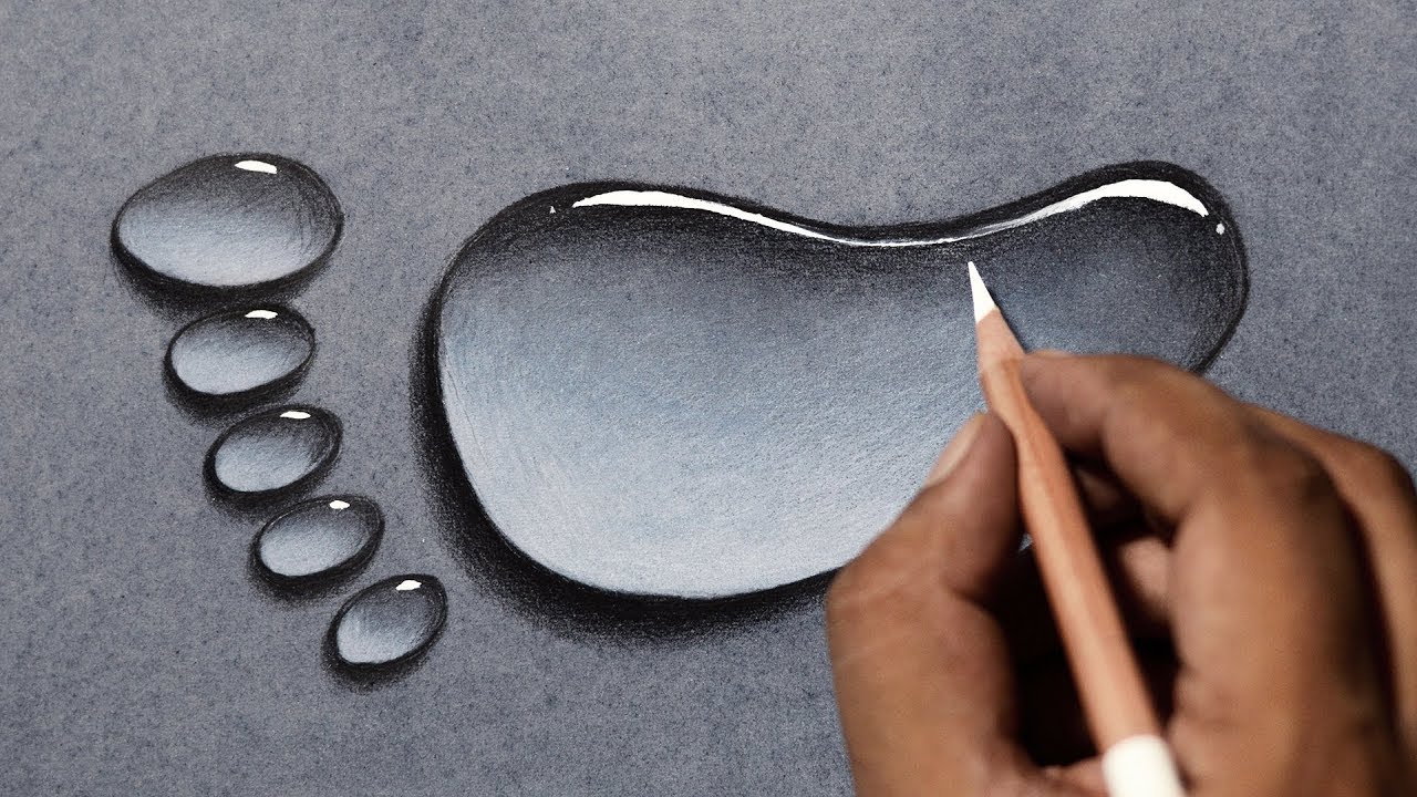 Realistic Drop of Water Tattoo - wide 1