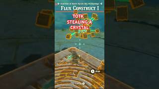 TOTK - STEALING A CRYSTAL FROM A FLUX CONSTRUCT #zelda #totk