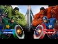 Red Hulk & Captain America VS Hulk & Green Captain America - Marvel vs Capcom Infinite