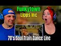 Lipps Inc - Funkytown (Single Version) 70's Soul Train Dance Line | THE WOLF HUNTERZ REACTIONS